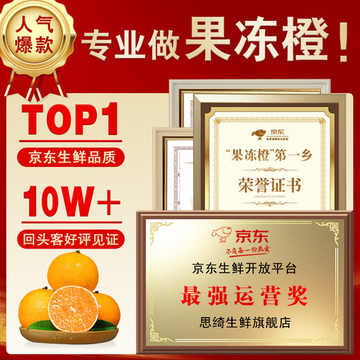 思绮四川爱媛38号果冻橙手剥甜桔子新鲜水果柑橘水果送礼盒 严选9斤品质果【18-22枚】净重8斤