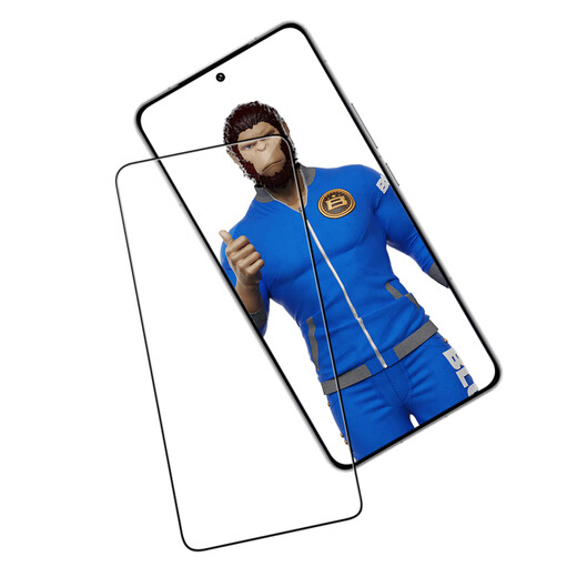 BLUEO Blue Orangutan suitable for iqoo15 tempered film iqoo15 mobile phone film HD high-transparency silk screen narrow edge anti-fingerprint anti-fall mobile phone protective film HD tempered film iQOO15