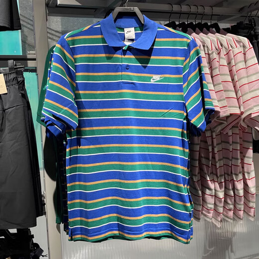 Nike (Nike) Kurzärärmelte Polo-Shirt Herren 2025 Sommer Neugestreifte Sportbekleid