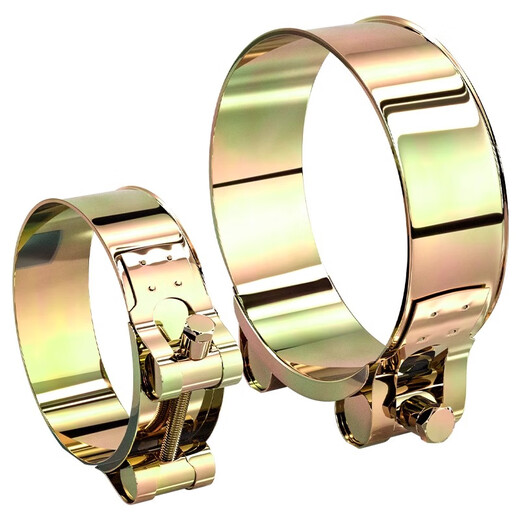 Fengji strong type hose hoop galvanized thickened European pipe hoop heavy duty pipe clamp hoop clamp stainless steel water pipe oil pipe 104-112mm 1 single head 4 inch steel wire hose recommended