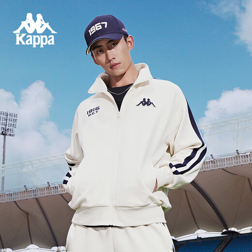 Kappa back-to-back spring and autumn 2025 new sports jacket jacket men's casual contrasting color knitted cardigan women K0E52WK01D