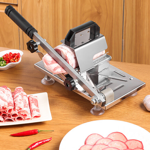 Extreme space mutton roll slicer fat beef frozen meat household meat slicer potato slicer cutting sugar cane artifact meat roll meat planer