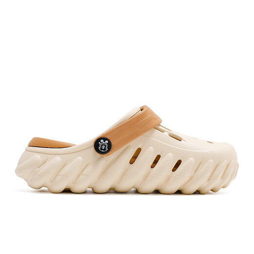 Babudou Sacios para niños Sandalias para niños Zapatos de agujero de suela suave Sumanes de verano 117642161 metros/marrón claro 32-33