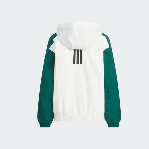 Adidas men's and women's water-repellent and splash-proof outdoor football style loose hooded jacket autumn Adidas Hanyu White 152