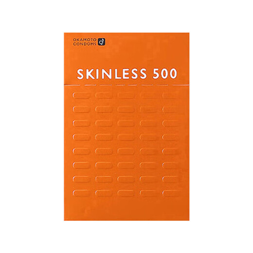 Okamoto SKINLESS500 skin-feeling, straight-wall, ultra-thin, close-fitting and comfortable condoms, 6 adult adult family planning supplies imported