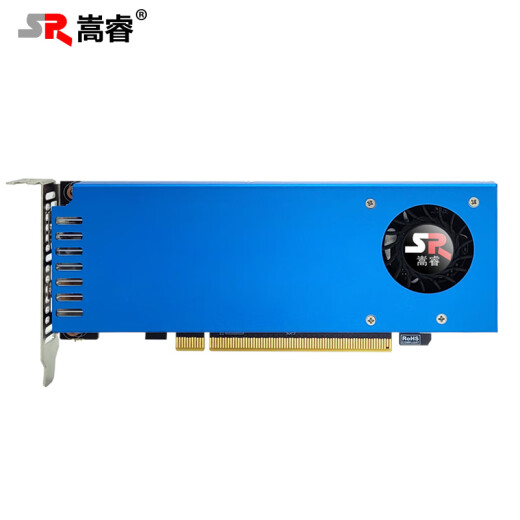 
Songrui Collection Half-Height Knife Card Graphics Card Brand New GTX1060/1050TI/1650/1030/RX550 Server Industrial Control All-in-One Mini Case OPS Computer Graphics Card 2 Screen GTX1060 6G Dual Screen Office Knife Card 2HDMI