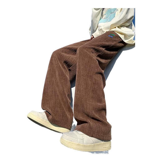Shuhan Jeans Men's Spring and Autumn New American High Street Workwear Pantalones de microflares Slim Casual Casual Wkxs-K691 White S