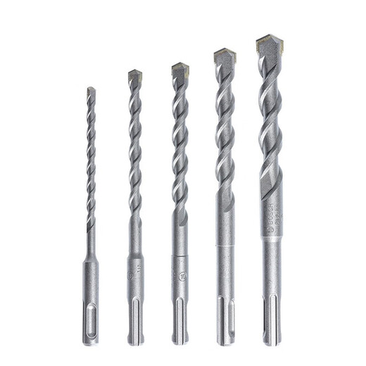 Bosch four-pit 1 series electric hammer drill bit SDS-plus round handle can penetrate the wall reinforced concrete impact drill bit 4MM total length 110MM