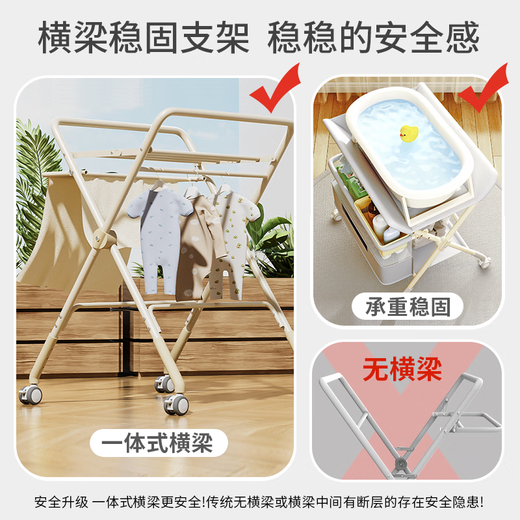 MIFU Full Skeleton Windel Tisch Babypflege Tisch Mehrfunktion faltbar Badebad Babybett Windelwechslung Touch Tisch Käufer Show sammelt 15 Yuan