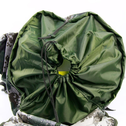 际华户训迷彩背囊01B寒区携行具双肩包户外登山野营战术背包100L大背囊 林地100L 正品