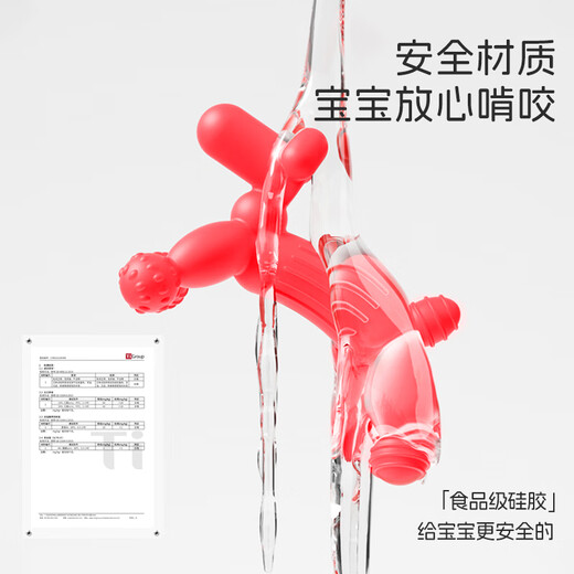 Dr. Ma baby teether, soothing mushroom teether, baby teether toy, anti-eating hand teether, balloon dog