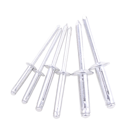 Rivets de lanterne XMSJ Tous les ongles de traction en aluminium Tiré à trois bouches Black Big Hat Lantern en forme de traction de traction DIY RIVETS DE PUTILLAGE MODIFIÉS 4X20X12250