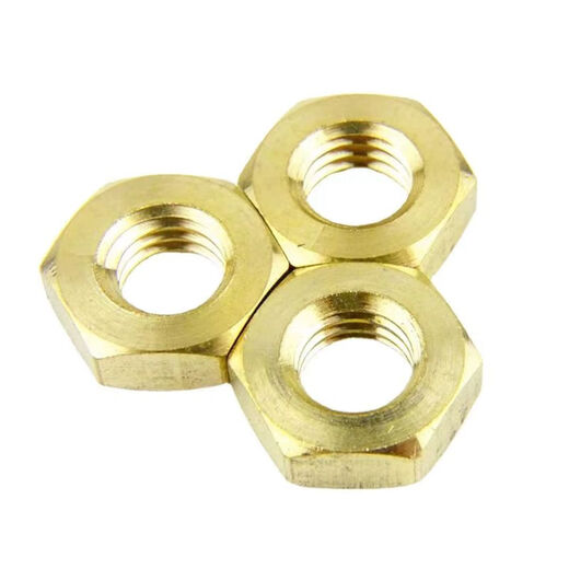 
GB6172 Brass Thin Nut Thin Hex Nuts Flat Copper Nuts M3M4M5M6M8M10M12M16 M1020