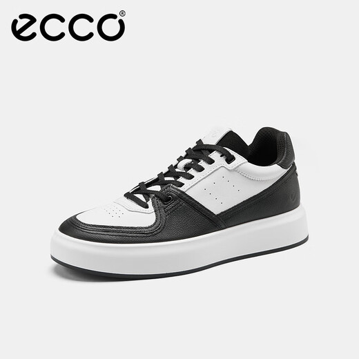 ECCO men's casual shoes trendy thick-soled sneakers men's panda shoes street ACE856824 black/off-white 85682450020 41