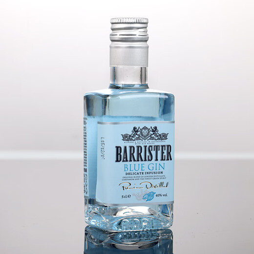 罗曼湖威士忌 伏特加小瓶酒版便利店调酒鸡尾酒 百利斯特蓝色杜松子金酒50ml*1瓶