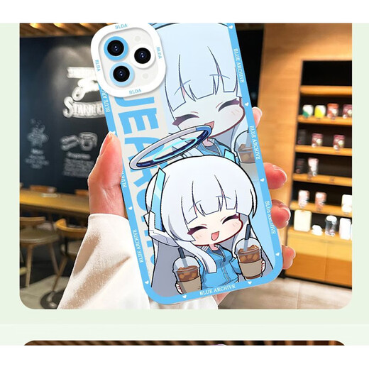 小米（MI）碧蓝档案Q版透明手机壳适用于苹果华为vivoiQOONeo9OPPOa97小米14 天使眼-Q16866尼禄- 【苹果型号-具体型号发给客服】