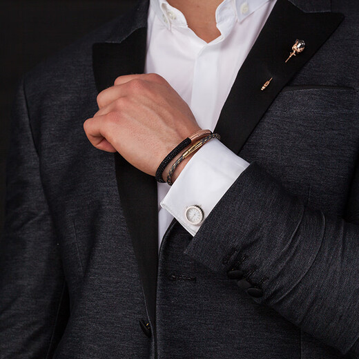 TATEOSSIAN [Chinese Valentine's Gift] RT retro movement pocket watch cufflinks men's exquisite French cuff nail light luxury mechanical pocket watch (spot)