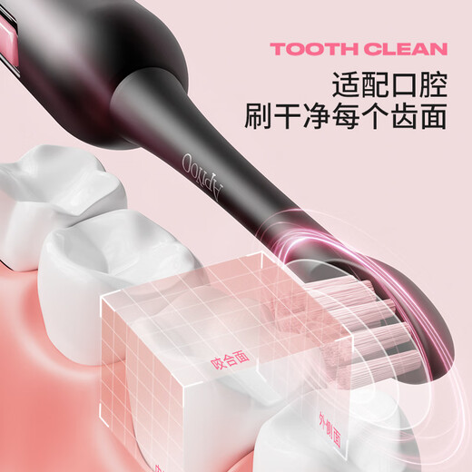ApiYoo TB-1 adult electric toothbrush, sonic vibration, 5 levels of deep cleaning, soft bristles, gum protection, long battery life, birthday gifts for male and female friends, for adult couples and students