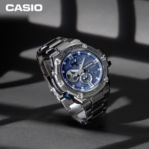 Casio (CASIO) watch men's G-SHOCK steel tough heart electronic sports Japanese and Korean watch for boyfriend GST-B100D-2A
