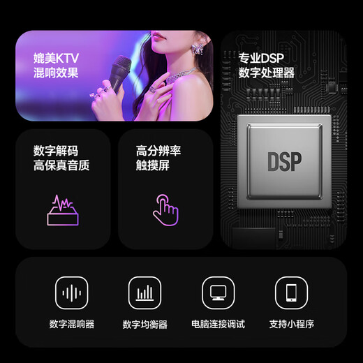 八雷（BALEY）新款家庭KTV专业音响套装家用K歌卡拉ok环绕音箱天花吊顶吸顶音响嵌入式蓝牙 16【GH4.1功放+双麦+K6*4+低音炮】