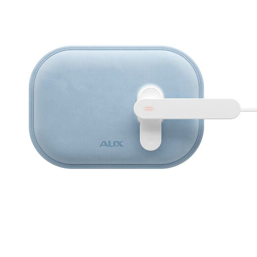 Oaks rechargeable hot water bottle explosion-proof hand warmer for girls warm plush hot water bottle peacock green basic model extra thickening/skin-friendly velvet