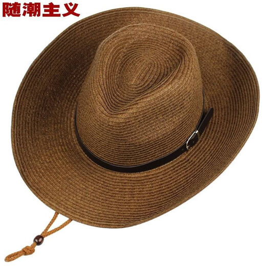 炙夏礼帽男 大帽檐复古上海滩帽子新郞帽子表演帽 黑色英伦爵士帽子男 秋冬1285黑色 57-58cm左右