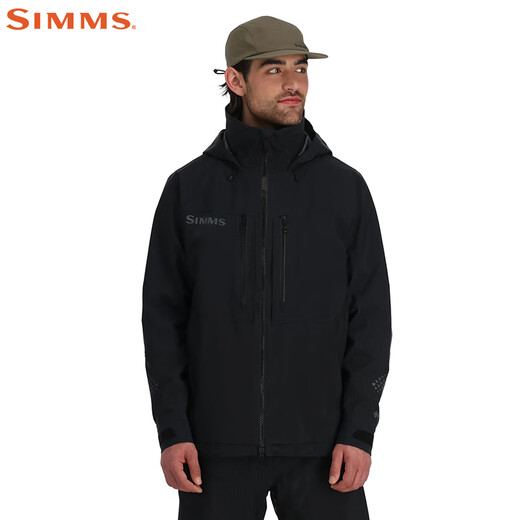 SIMMS 25 Challenger Jackets and Jacket Pants Windproof and Rainproof Fishing Suit Luya Jackets Wading Pants Men 25 Jackets PG-13862 Black XS