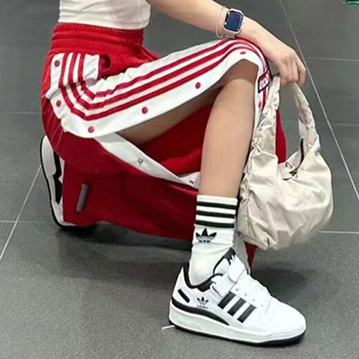 
Adidas Clover Trousers Women's Pants Spring and Autumn New Side Breast Pants Fitness Sports Breathable Straight Casual Wide Legs IR9793 Red XS