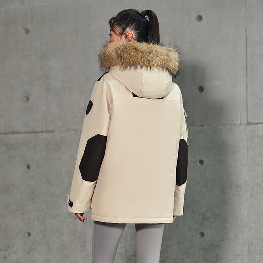 Tambor down jacket for men and women, short fur collar parka thickened warm jacket TF236579 Luoying meters 160