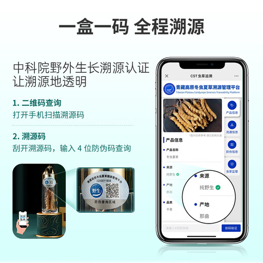 国坤堂【野生可溯源】野生冬虫夏草 西藏那曲新干虫草滋补礼品礼盒 约5根每克 【5克超值玺礼礼盒装 】
