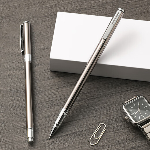 Pentel BL625 business gel pen 0.5mm high-end metal office financial water pen quick-drying signature pen gold single pack