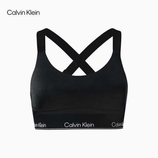 Calvin Klein Sports No Wire Highly Supported ck Cross Beauty Back Vest Yoga Quick-Drying Bra 001-Space Black S