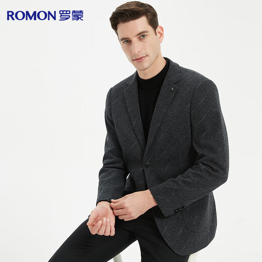 Lomon [hochwertiger Wolle] Anzug für Männer Slim Business Elastic Anzug Single Western Jacke Professioneller Top Anzug