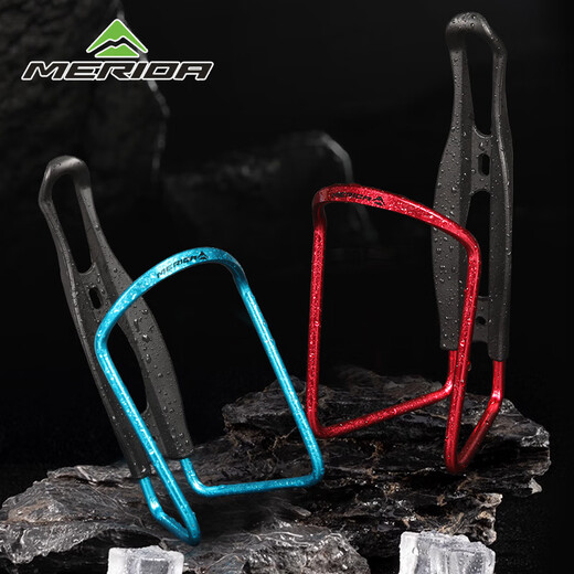 MERIDA Bicycle Water Bottle Rack Mountain Bike Road Bike Aluminum Alloy Ultra-Light Water Cup Rack Water Bottle Rack Cycling Accessories Black