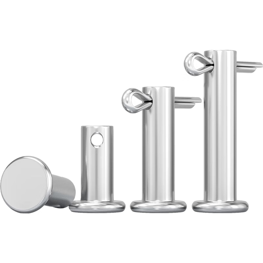 Fengji 304 stainless steel pin flat head with hole pin pin cylindrical positioning pin M3M4M5M6M8M10-M20mm M3*8-10 set