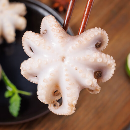 Meijiajiasan small octopus, net weight 2Jin Jin is equal to 0.5 kg (500g*2 bags) 16-26 octopus, dirty octopus