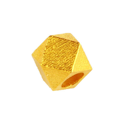 DR-FLVVS Wenhua Spacer 18k Gold Methode ancienne Méthode ancienne Gold Snowflake Gear Spacer UFO Perles de bijoux de bricolage Bracelet Bracelet Back-Malled Spacer / Single (Non.: YJ673)
