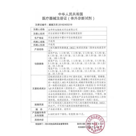 Sweet Honey Early Pregnancy Pen Human Chorionic Gonadotropin (HCG) (pen type) 1 serving 1 box