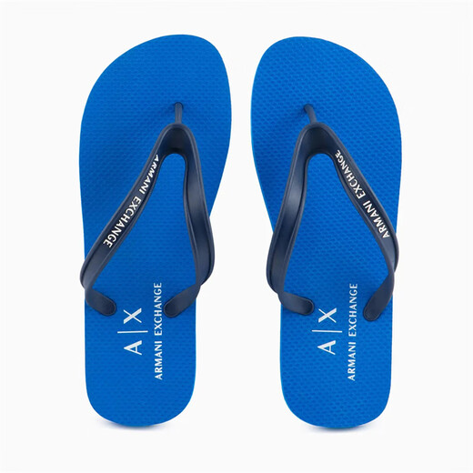 ARMANI/AX Men's trendy and casual flip flops Slippers XUQ002 XV676 Dark Green K694 41