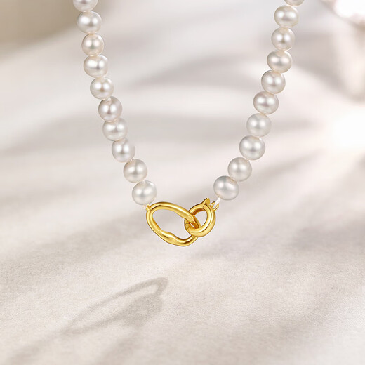 Saturday Fortune S925 Silver Pearl Bracelet Women's Simple Geometric Bracelet Birthday Gift X0712945 17cm