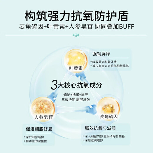 通用雾以希小睛灵护眼宝眼喷雾叶黄素眼部缓解疲劳按摩仪干眼喷 白色雾以希护眼宝+12瓶养眼液 官方正品 现货现发