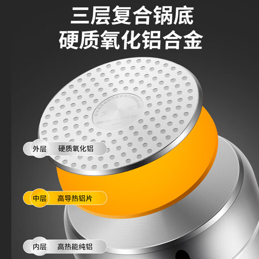 Big brand pressure cooker commercial gas induction cooker universal pressure cooker household explosion-proof safety large capacity 20 gas open flame model 20cm 4L