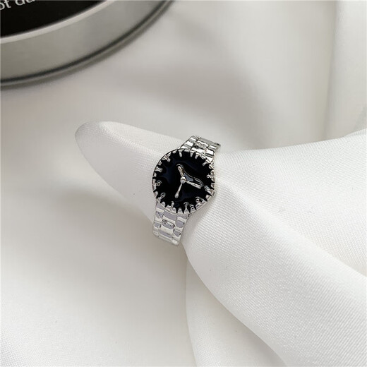 Fat Donglai same style watch ring Korean simple ins style design female index finger ring one size
