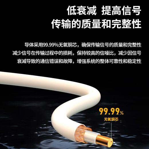 Boyang 2m Zwei-Megabit E1 Koaxial Kabel SYV75-2-1 Eines Core 64-Stück-abgeschirmtes Sauerstofffreier Kupferleiter Videokabel Nationales Standard-Funkfrequenz-DDF-Signalkabel 100 Meter x 2M-1*1-100 m