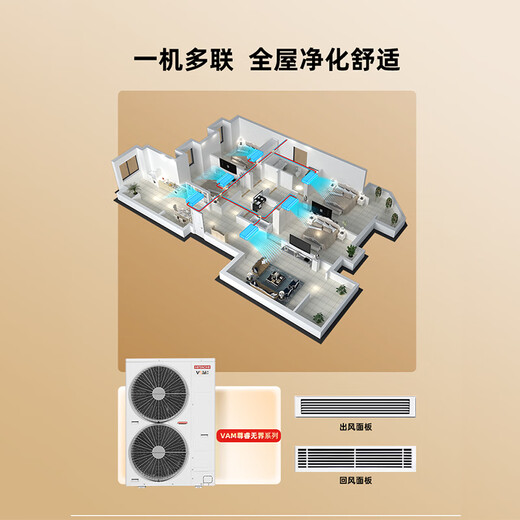 Hitachi (HITACHI) only sells in Fuzhou, stacked duplex Hitachi central air conditioner, one for six, 200 Zunrui Unbounded, call for a discount of 9 horses, first-class energy efficiency RAS-224FSPNYZ2Q