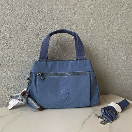 
Kipling Kaipulin new women's bag, single shoulder crossbody bag, large capacity cloth bag, ultra-light k15257 haze blue, size 31*20.3*12cm