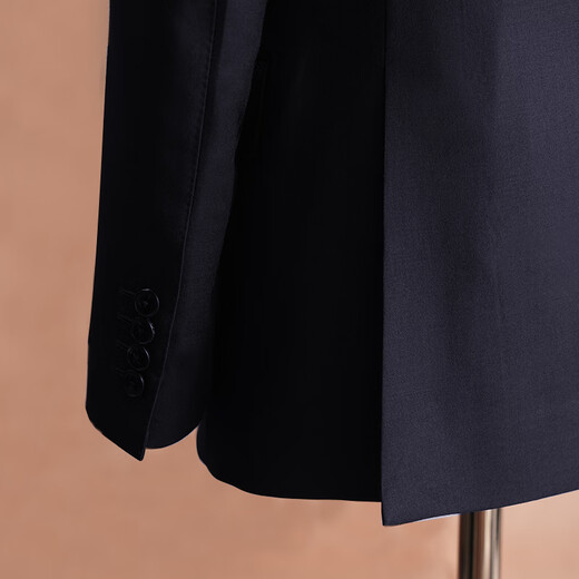 GIEVES CHARLES 130 pure wool navy blue handmade suit men's business banquet suit Albert navy blue suit 46