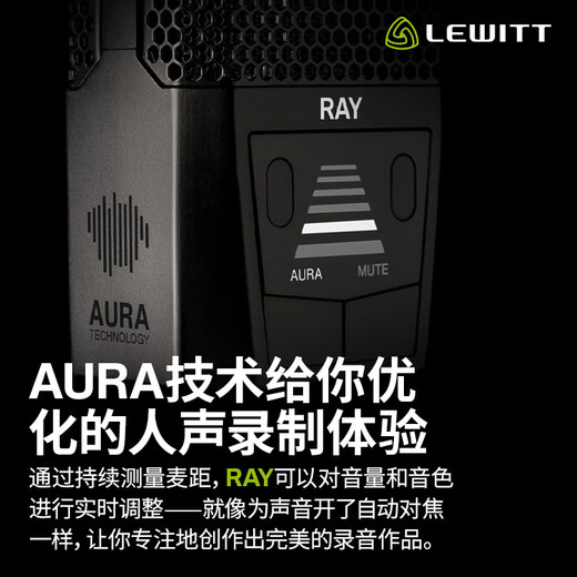 LEWITT RAY live broadcast large diaphragm condenser microphone computer mobile phone universal recording studio equipment anchor LEWITT RAY microphone single product large diaphragm audio equipment
