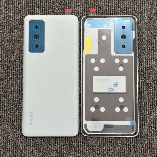 Xiaomi 12 Originaler hinterer Abdeckung Glas 12x hinteres Hülle Mobiltelefon Batterieabdeckung Reis 12s Außenhülle Reis 12Spro -Abdeckung Rice 12Pro/Spro zurück -Abdeckung Schwarz + Kein Rahmen