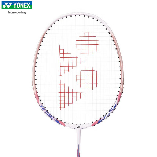 YONEX YONEX Badminton Racket yy Beginner Carbon Compound Badminton Racket Single Shot NR7000i Rose Powder Introduction Single Shot